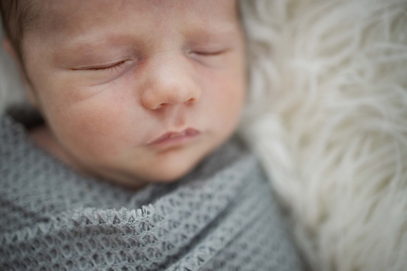 newborn baby close up