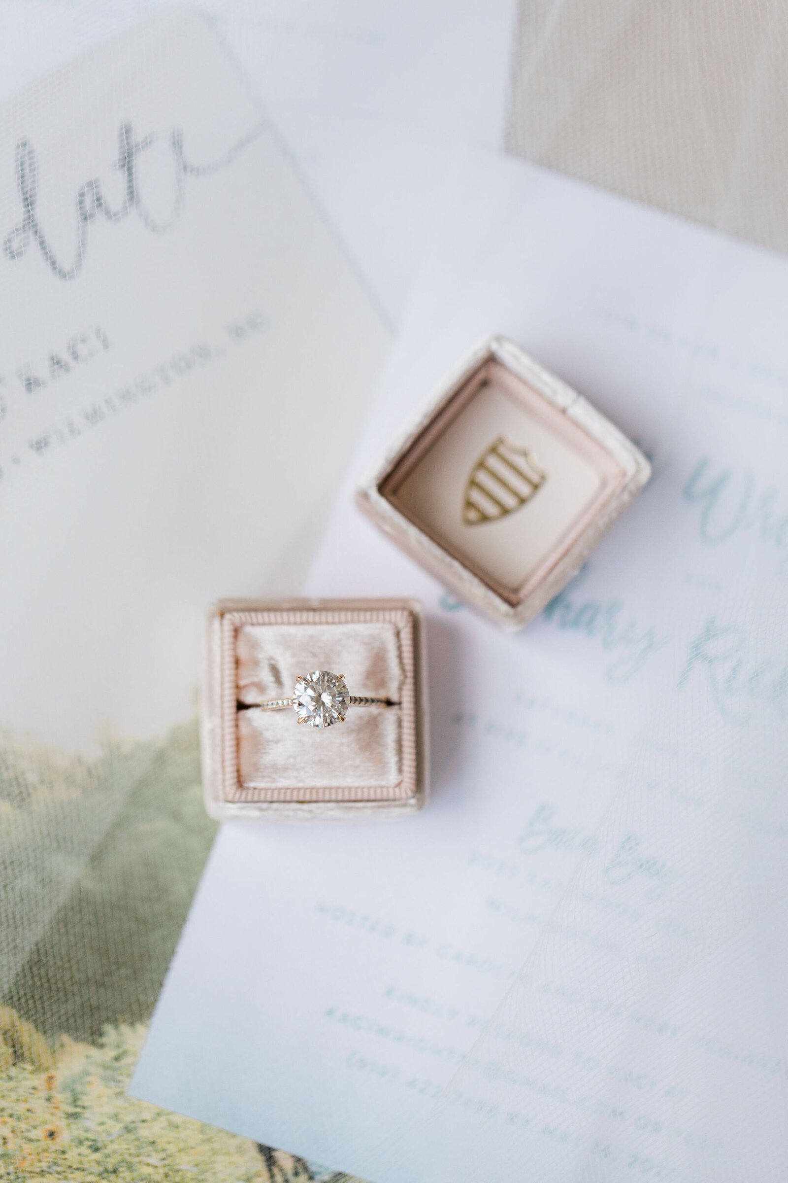 Wedding Ring Details on the Wedding Day | Wrightsville Manor, Wrightsville Beach NC | The Axtells Photo and Film