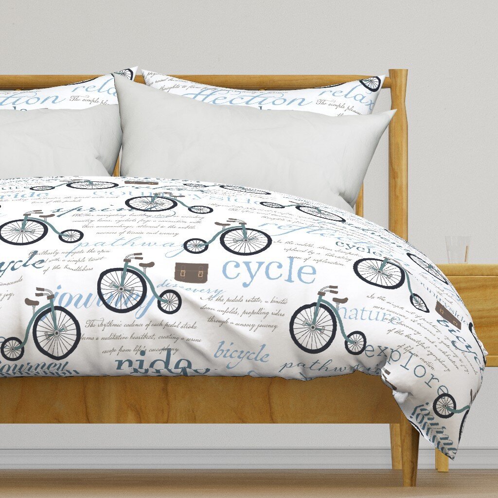 Penny Farthing Duvet Cover