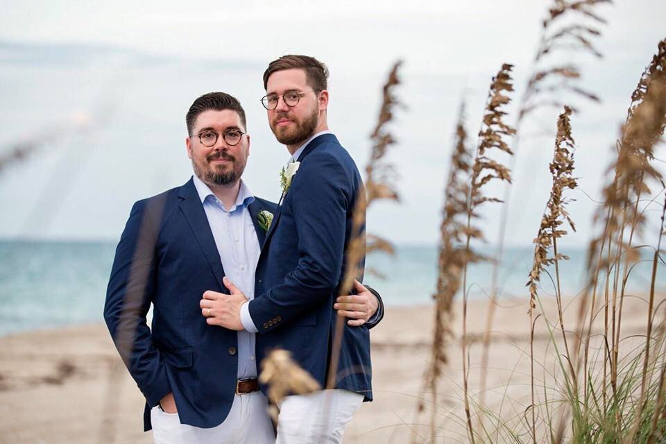 Dreamday Destinations-two-grooms-beach-wedding