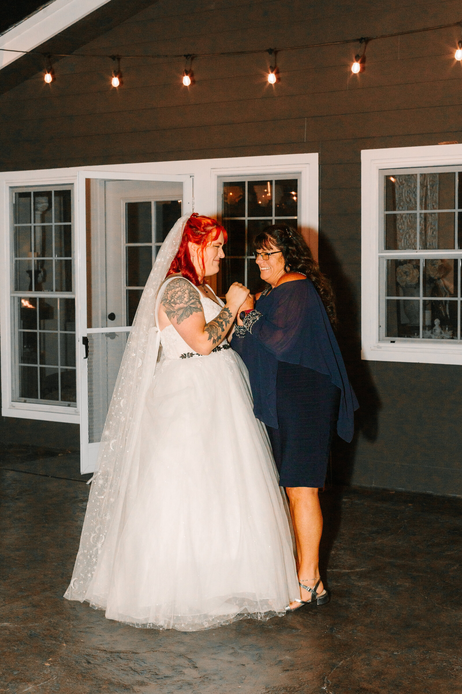 First dance between a bride and her mother.