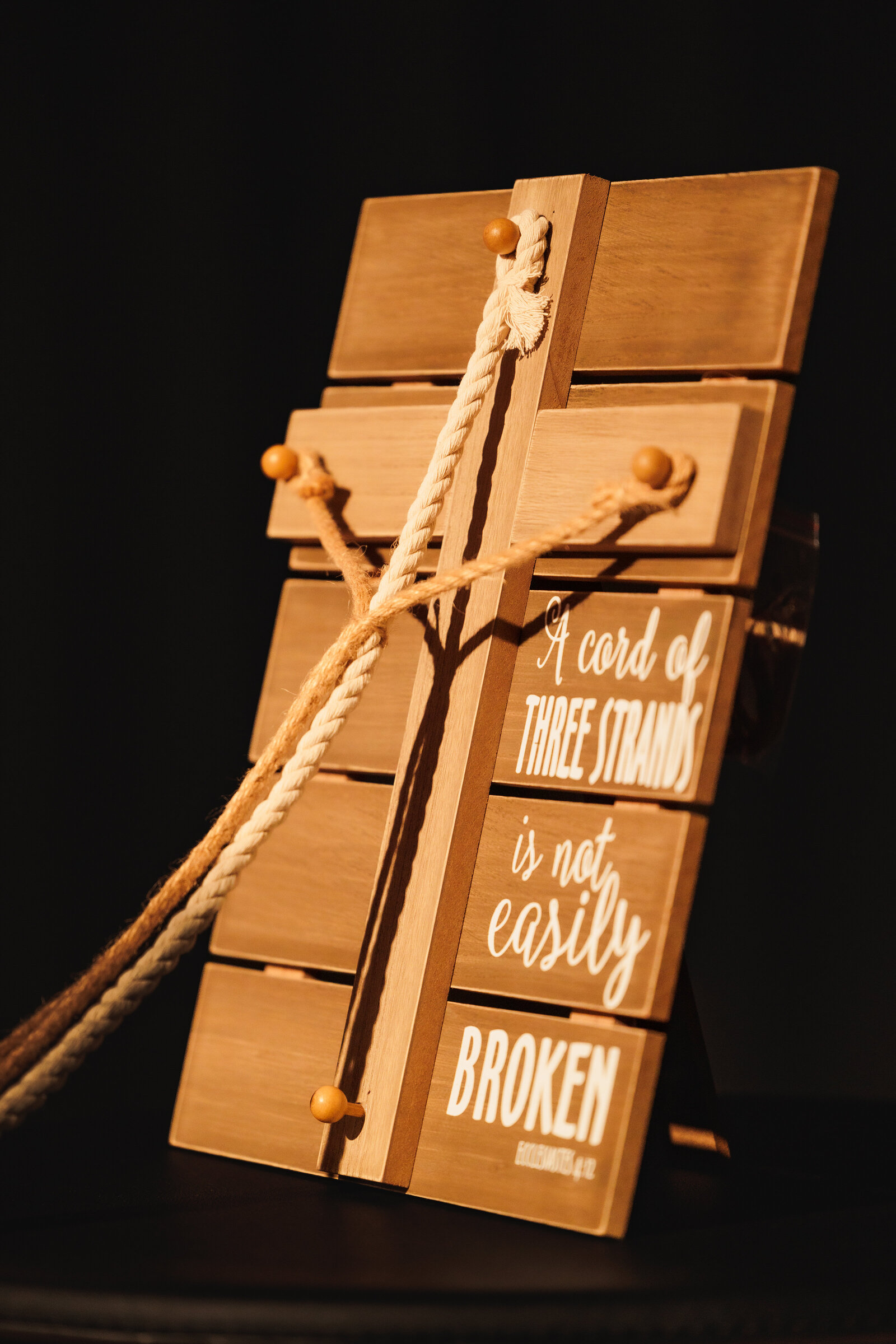 Image of quote at wedding