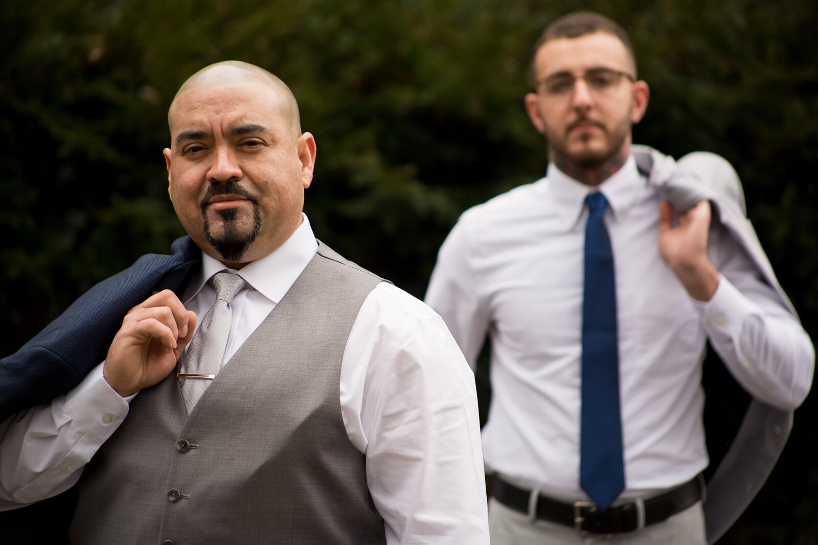 groom and son portraits
