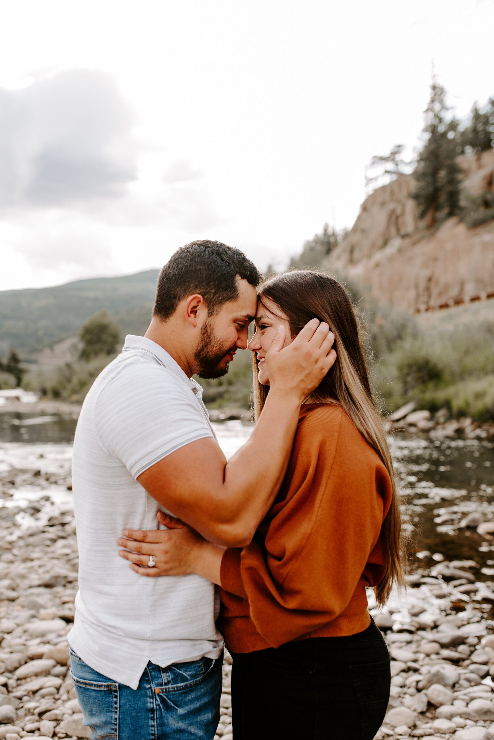 colorado springs Colorado+ south fork elopement + colorado wedding + surprise proposal + couples photos + proposal + engagement photos4