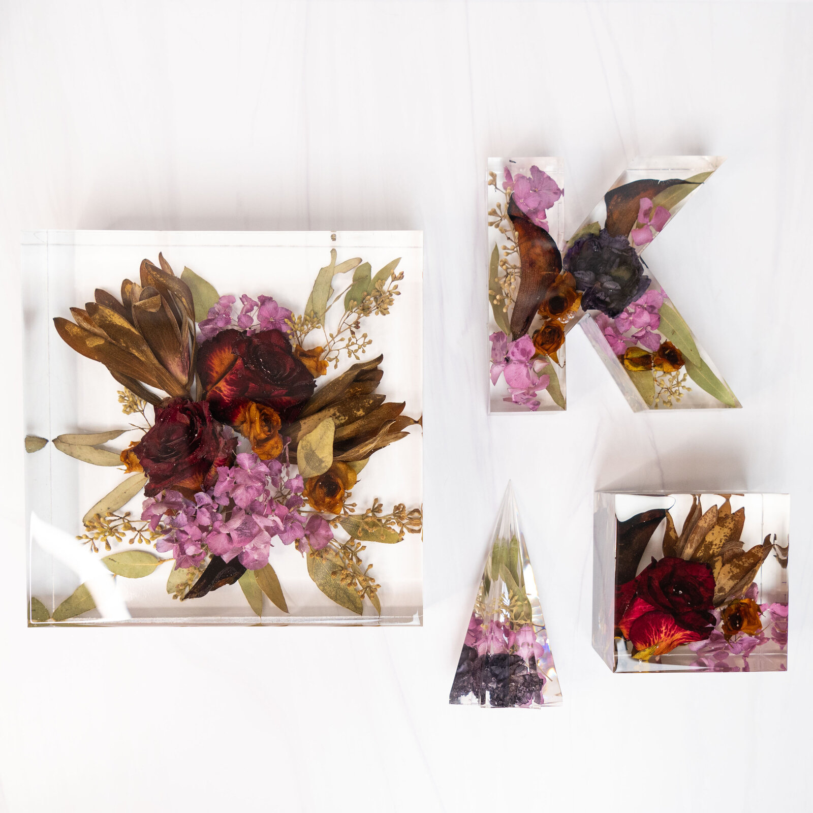 block9 monogram tree  protea red  purple brown yellow block4 dried KeeleyP
