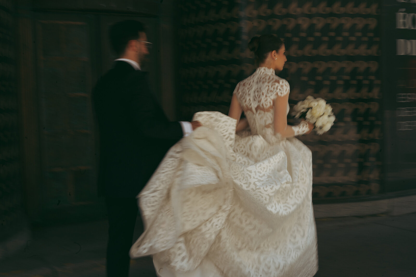Vogue inspired wedding photo