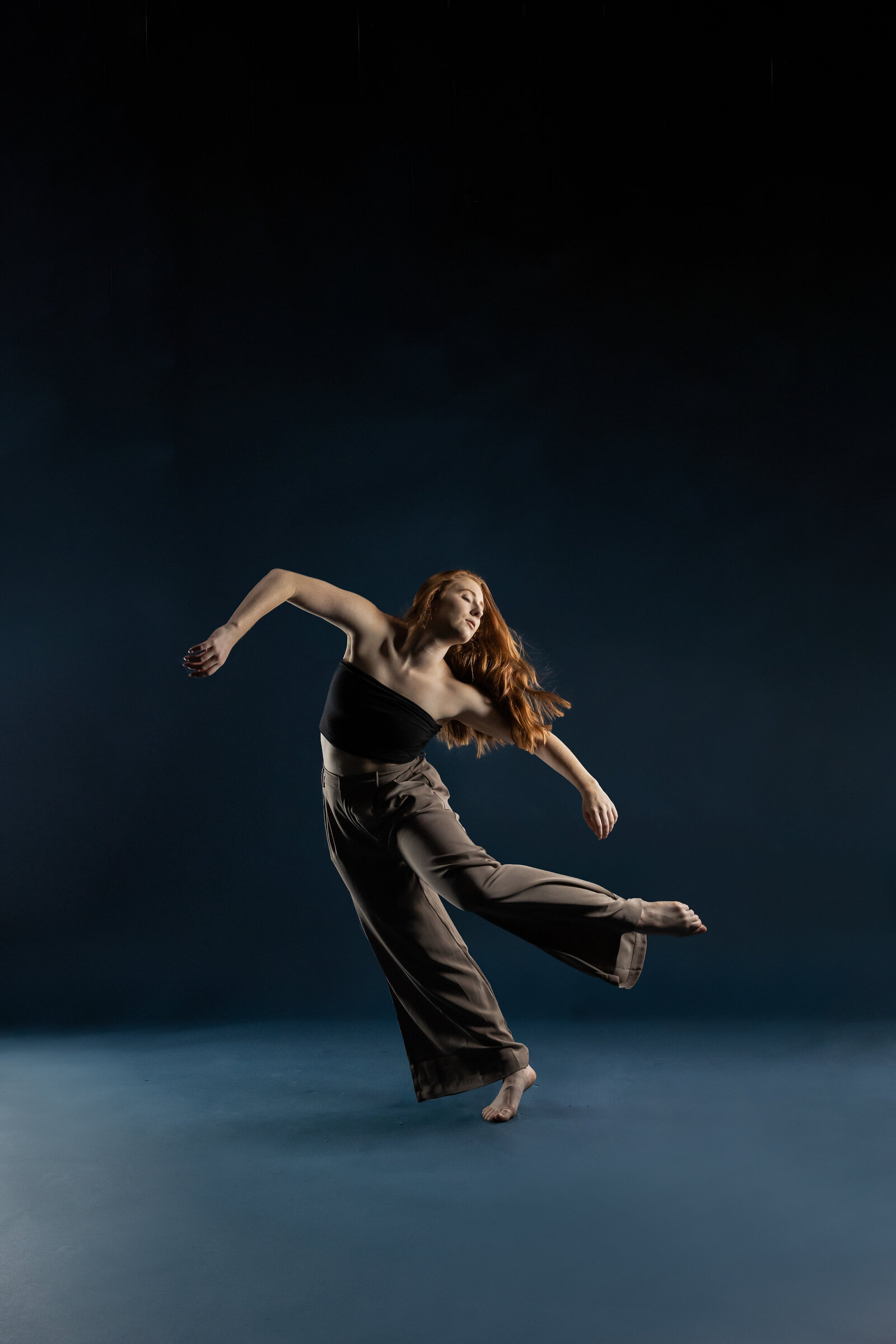 Female dancer shot