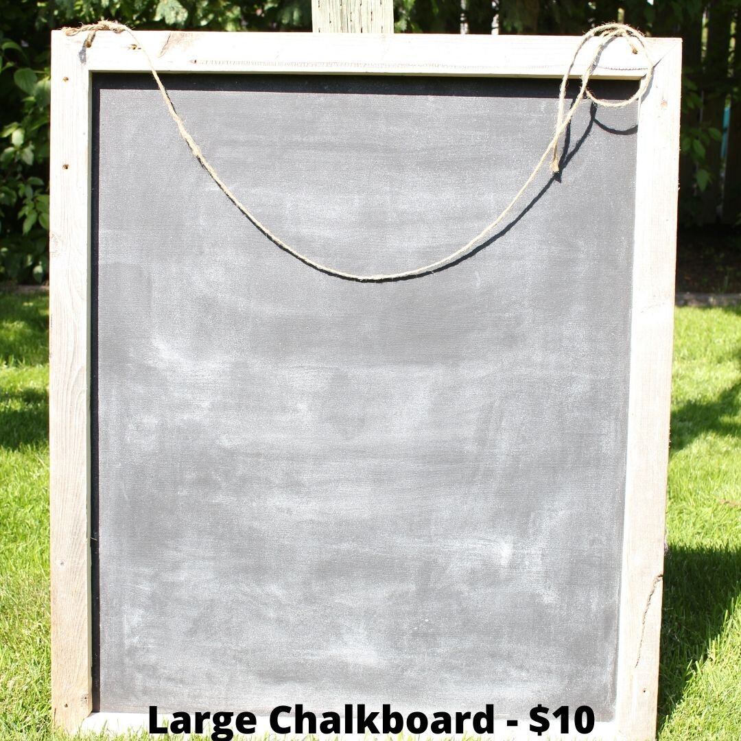 large chalkboard