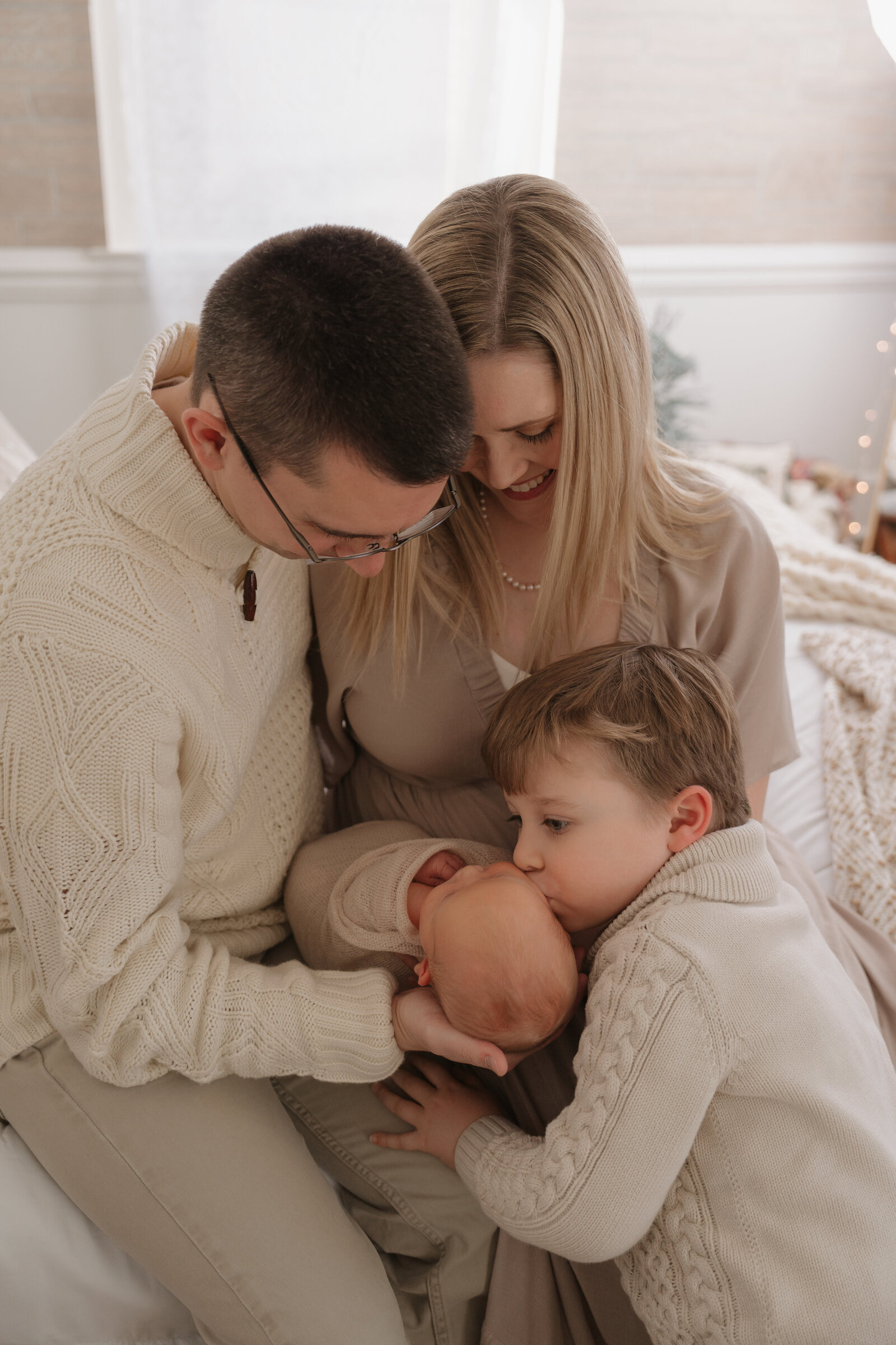 Newborn family photo