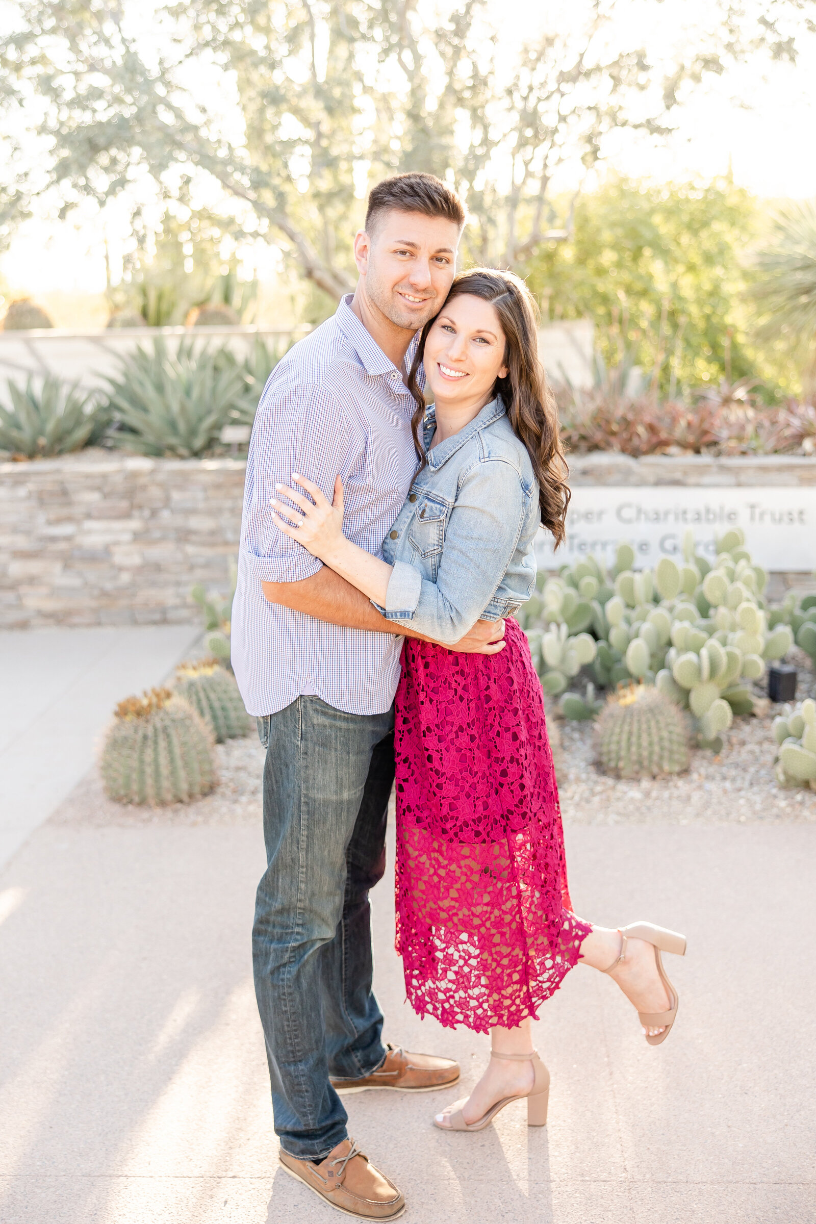 Desert Botanical Gardens Engagment Portraits11