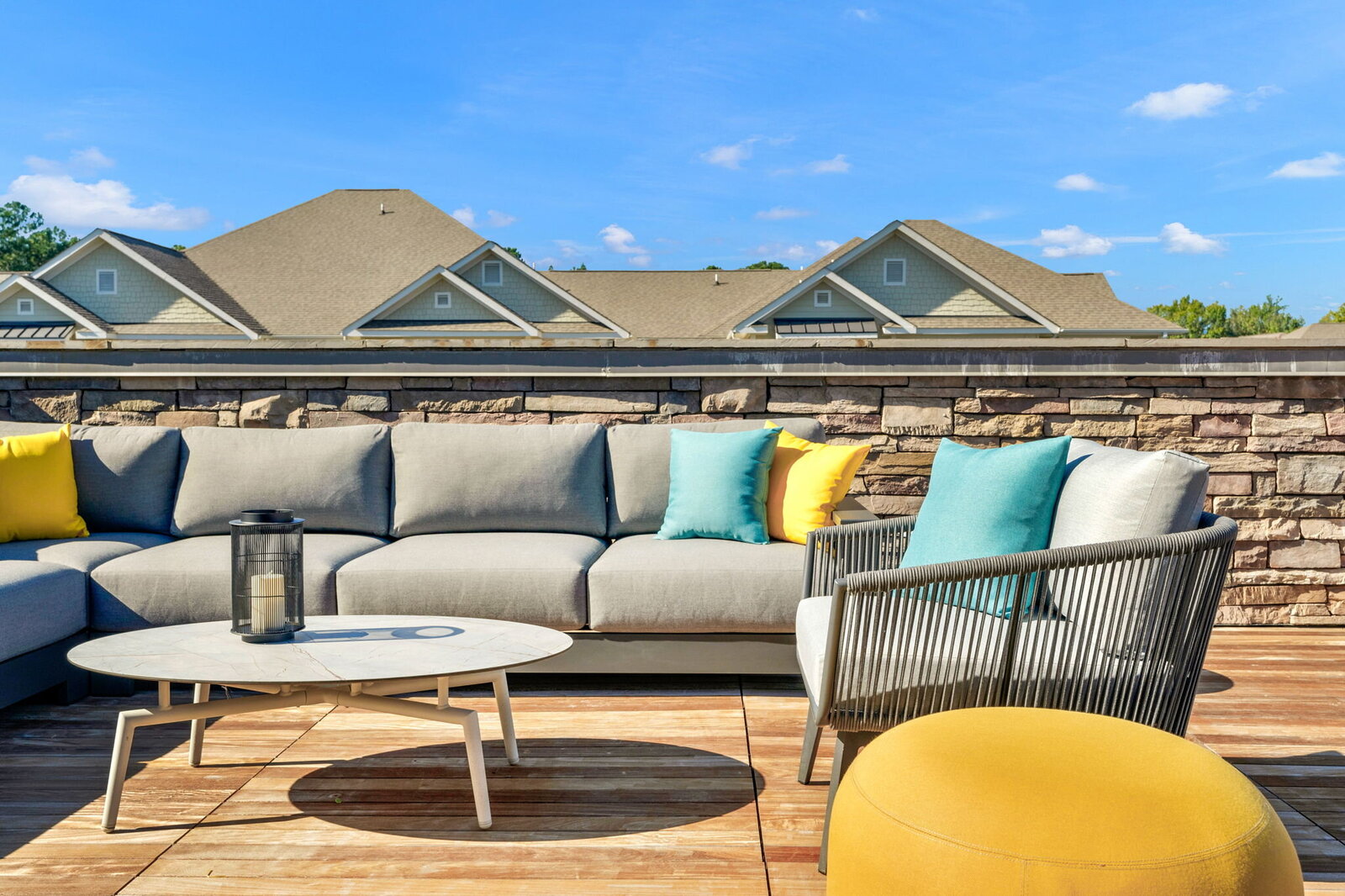 Commercial design of an Outdoor  spcae by Gracious Home Interiors