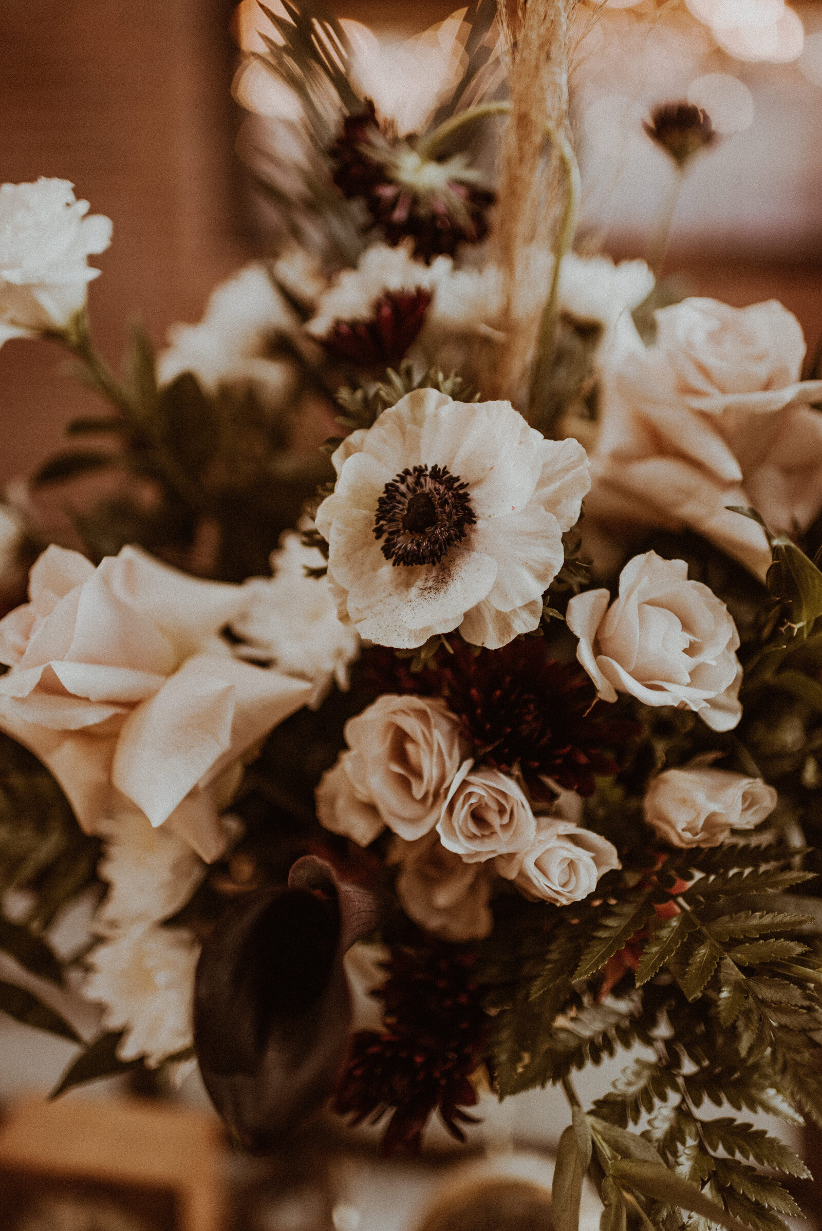 Black and white florals by Boston Florist Prose Florals