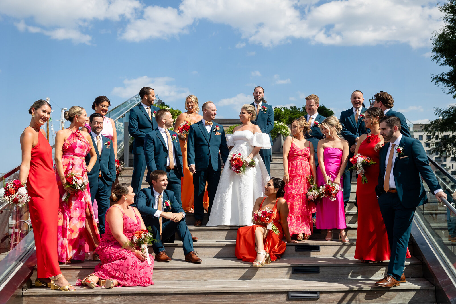 colorful-wedding-party-seaport-boston-lisa-gilbert-photography
