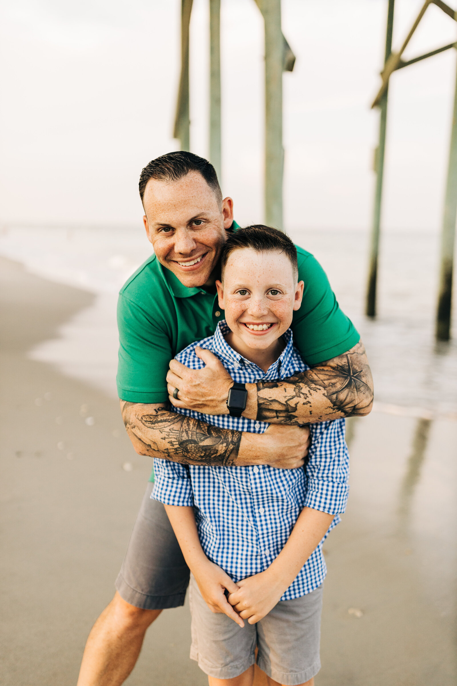Father and Son Family Photo  | Wilmington NC | The Axtells Photo and Film