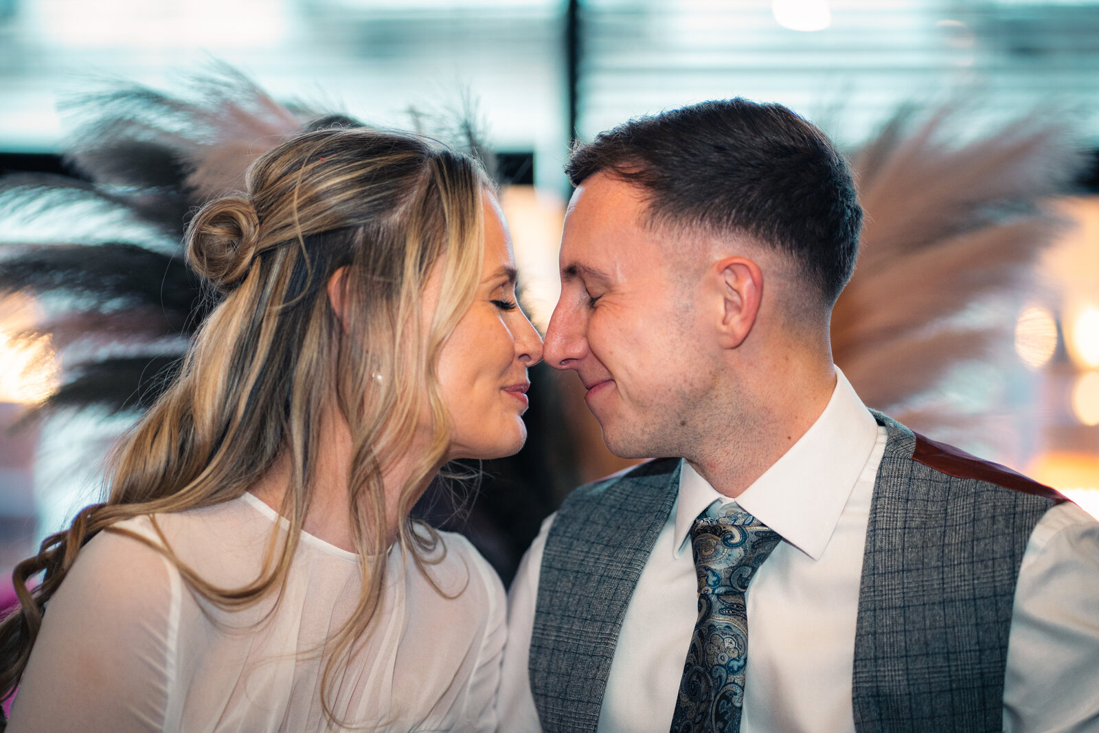 Young couple married in Liverpool captured by  documentary  wedding photographer Anthony Horseman