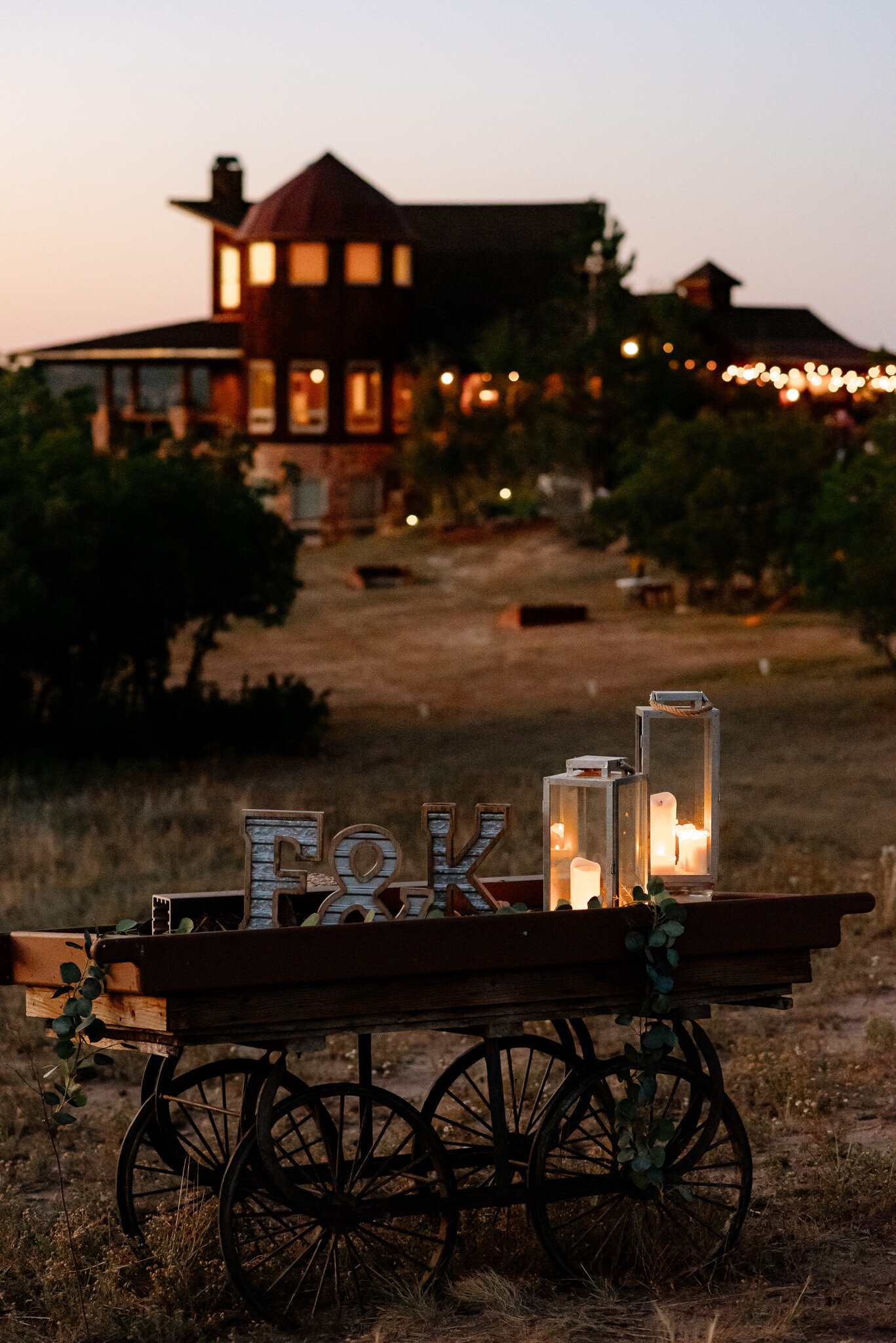 rustic styled ranch wedding in colorado.
