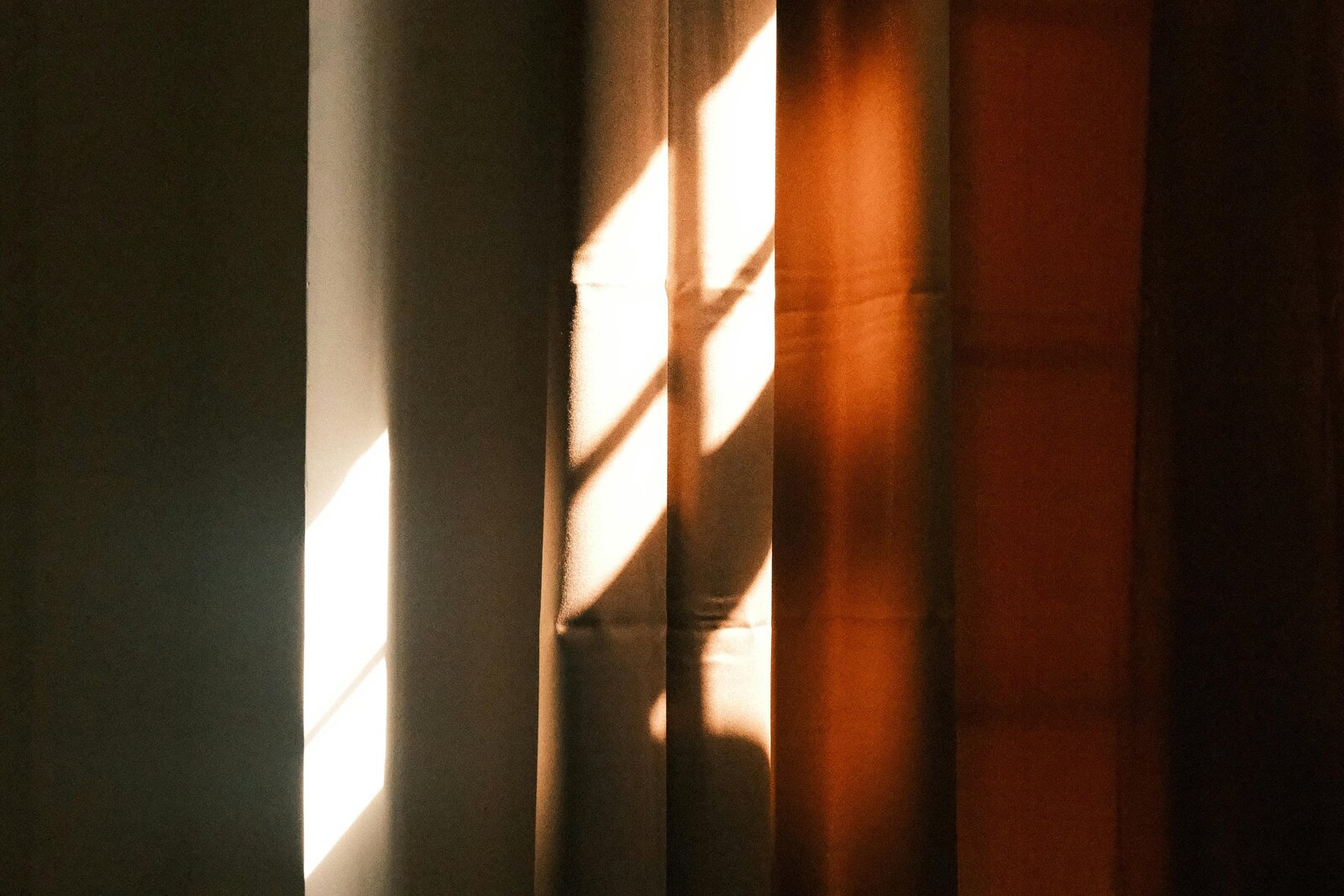 Rise and grind; sunshine seeps into the office to start a new day.