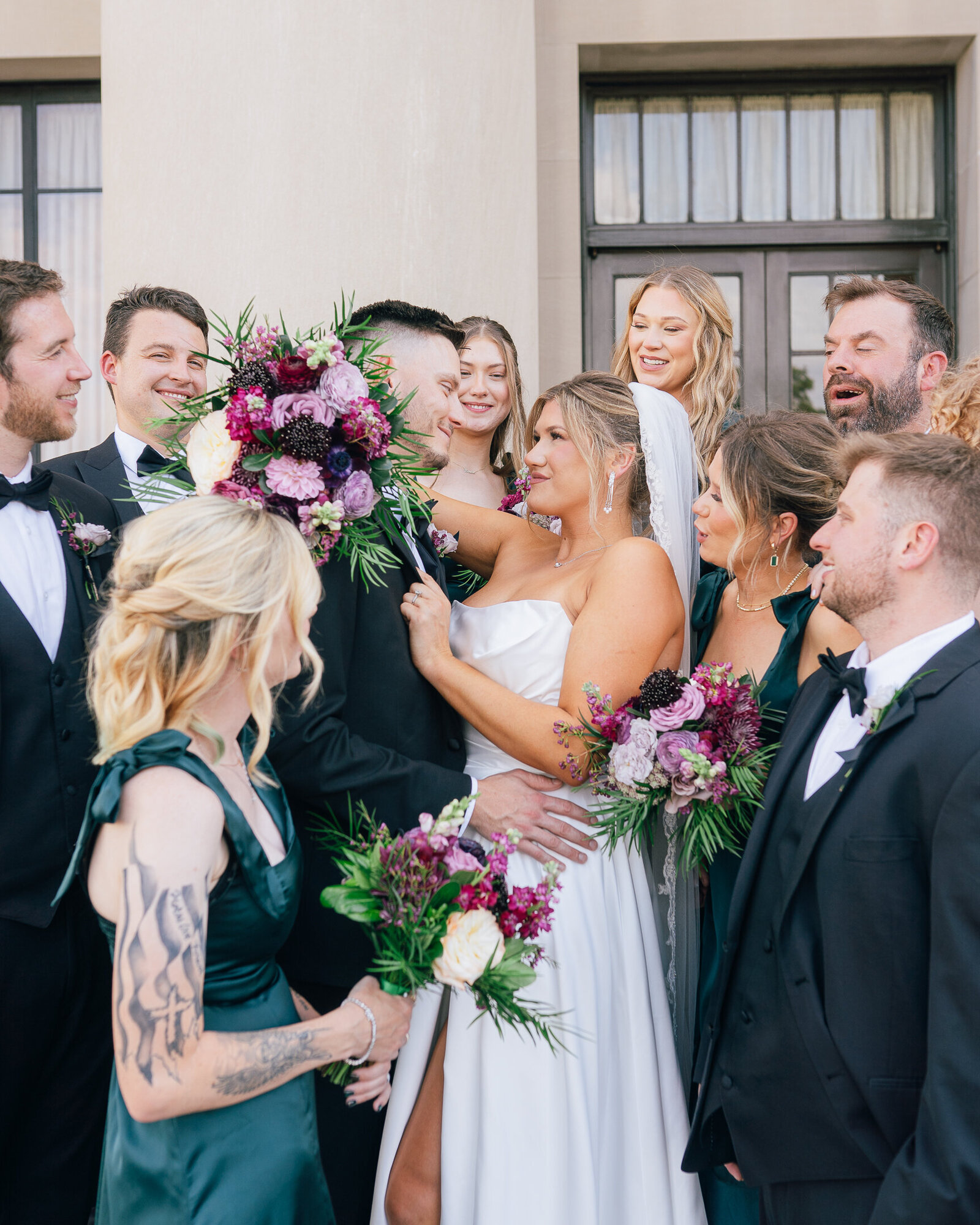 Corby Intercontinental Hotel Kansas City Wedding Plaza-123