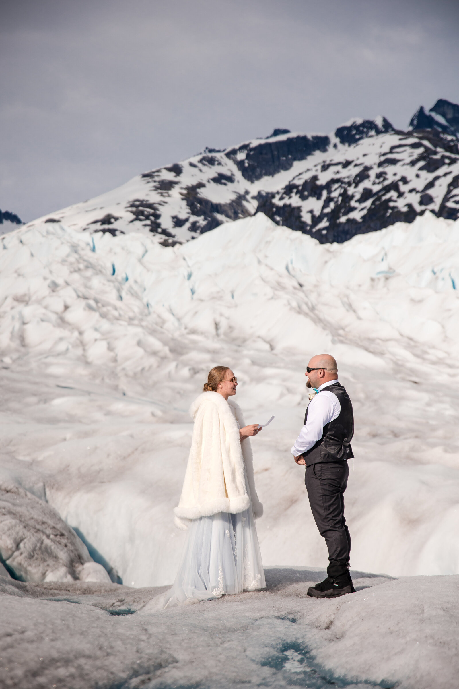 Christine Johnson Photography - Rachel and Bill Wedding Glacier Juneau AK -31