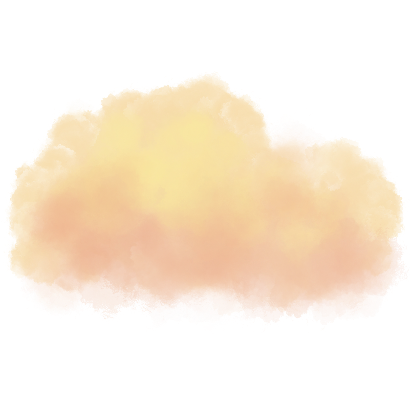 watercolor cloud