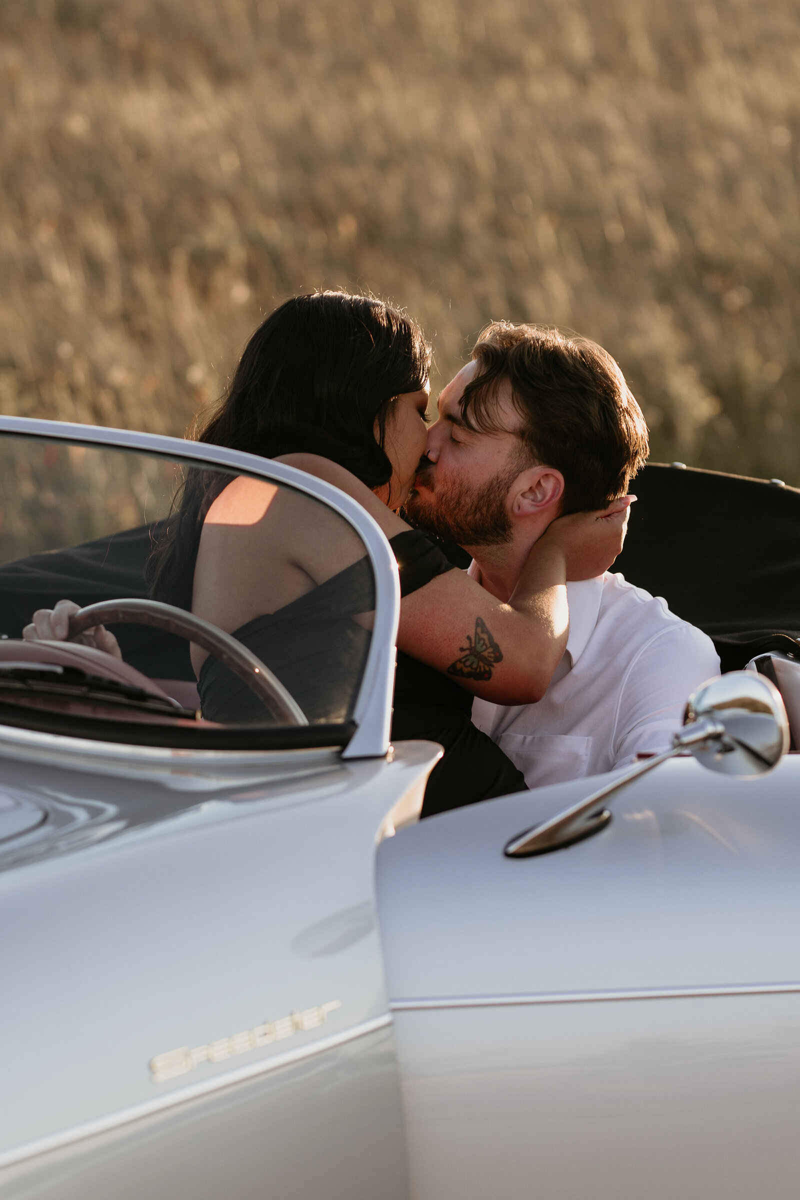 Vintage Engagement Car for Hire | Porsche 356 Speedster