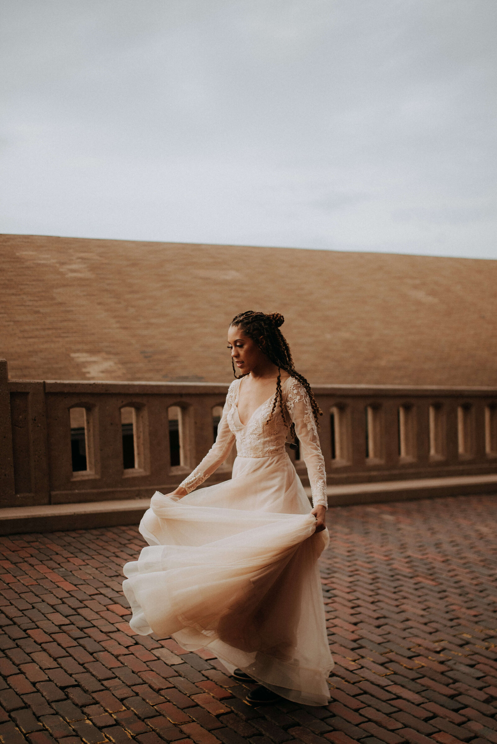 bride in gown by Lovelist Bridal