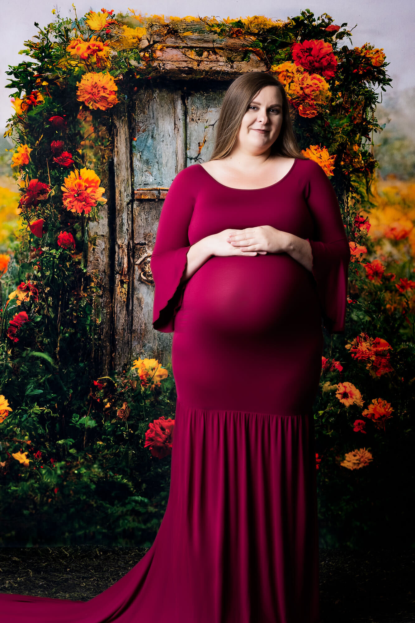 Fall themed Prescott AZ maternity photos by Melissa Byrne Photography