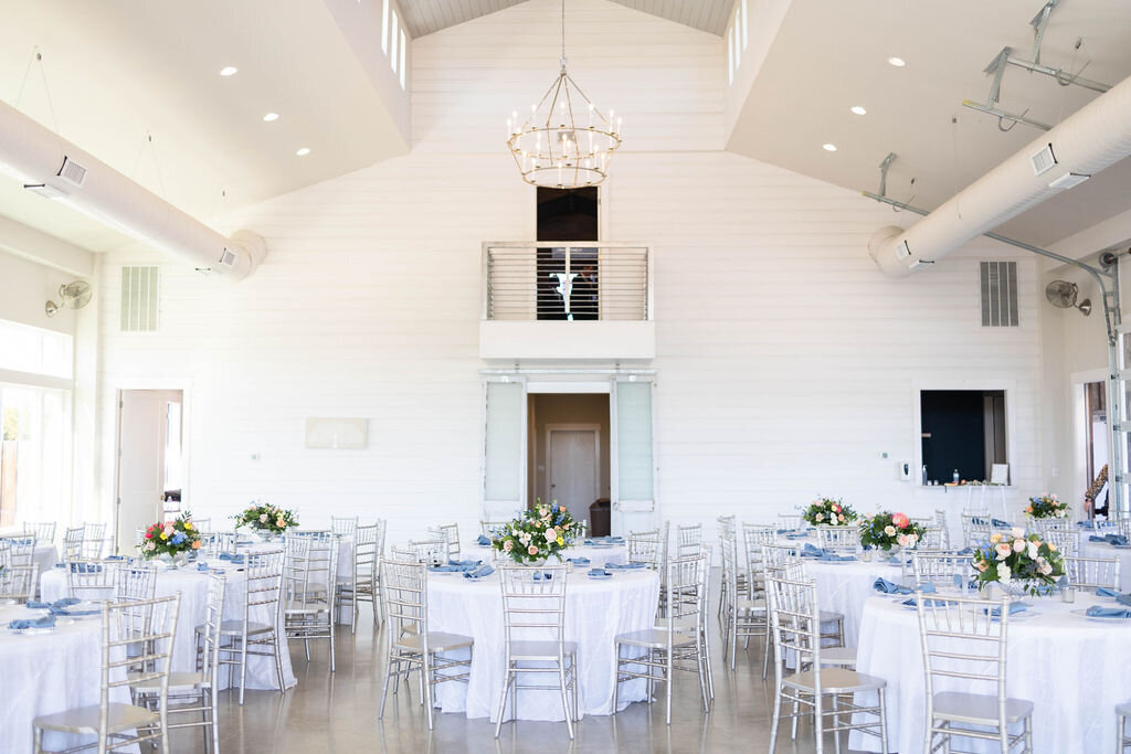 Wedding reception dining hall