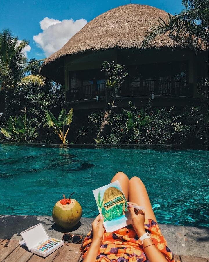 Enchanted Garden - Chilling at Pool