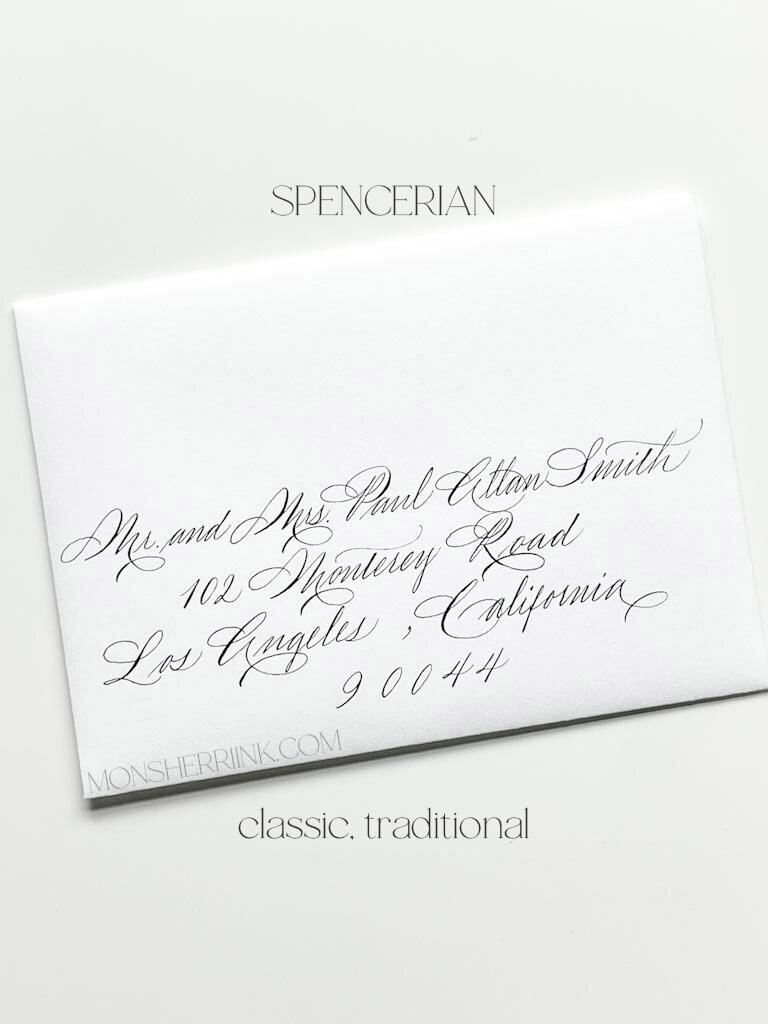 Dallas Calligrapher Mon Sherri Ink2