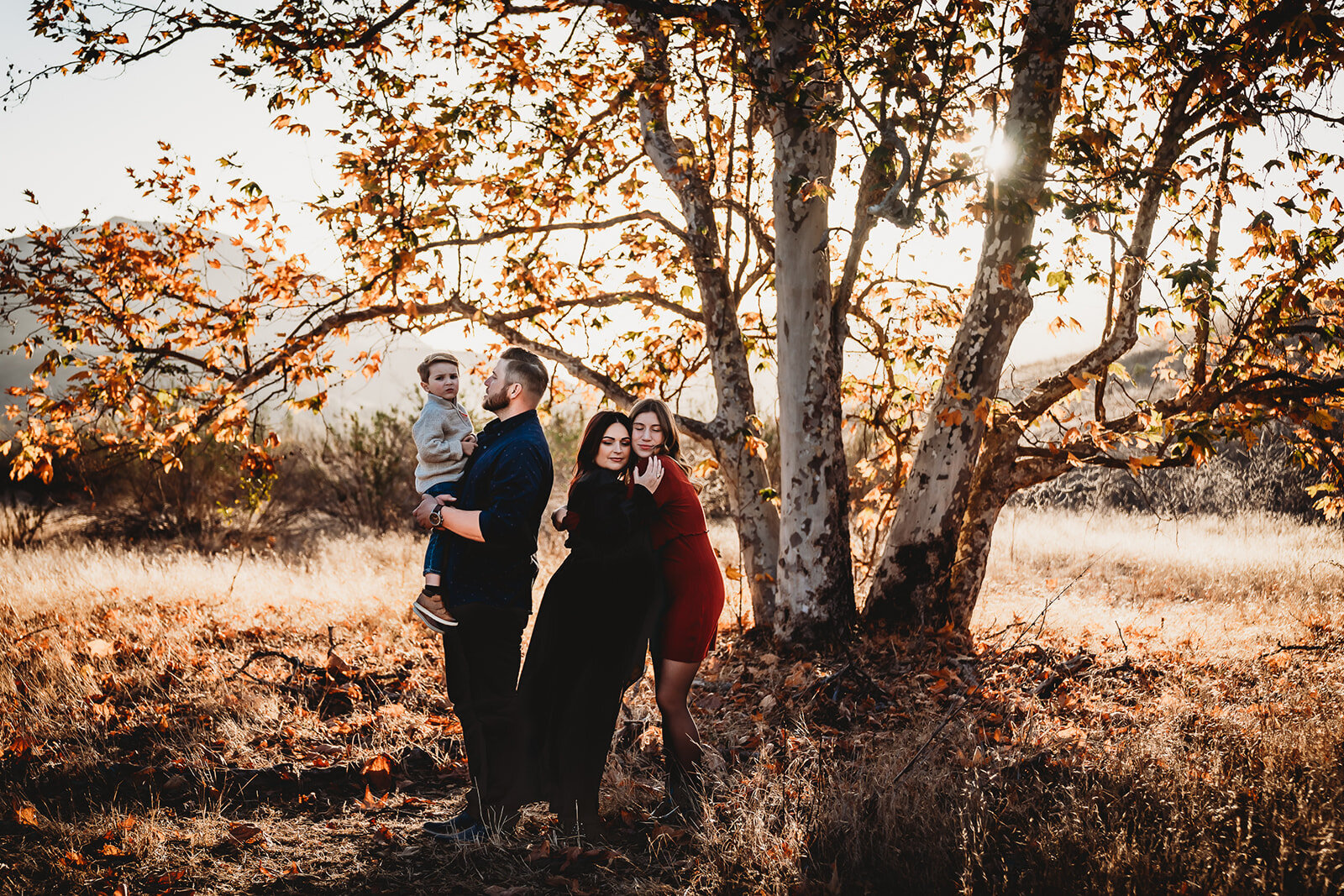 San Diego maternity photographer Mission Trails sunset maternity session-1