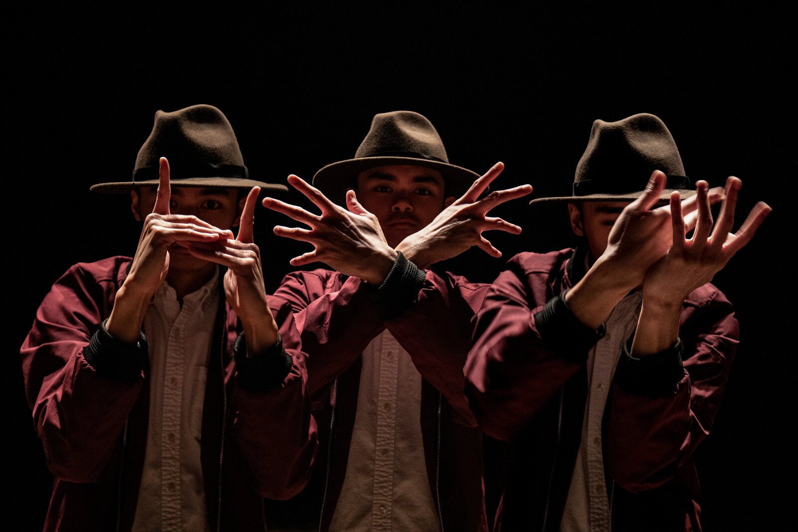 Male dancer composite photo