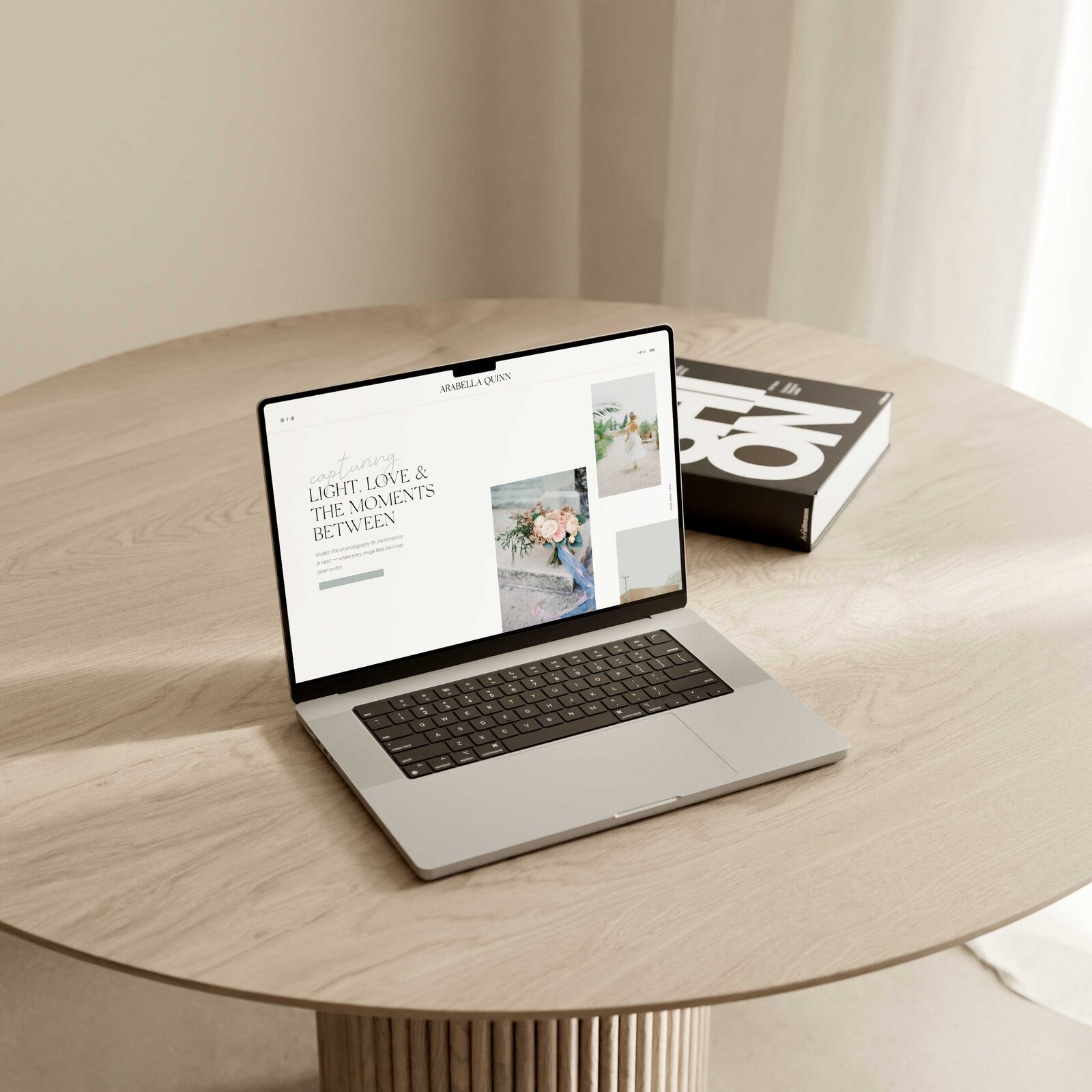 Arabella Quinn Showit home page—story-first structure with refined typography and intuitive flow guiding visitors from intrigue to inquiry (14)