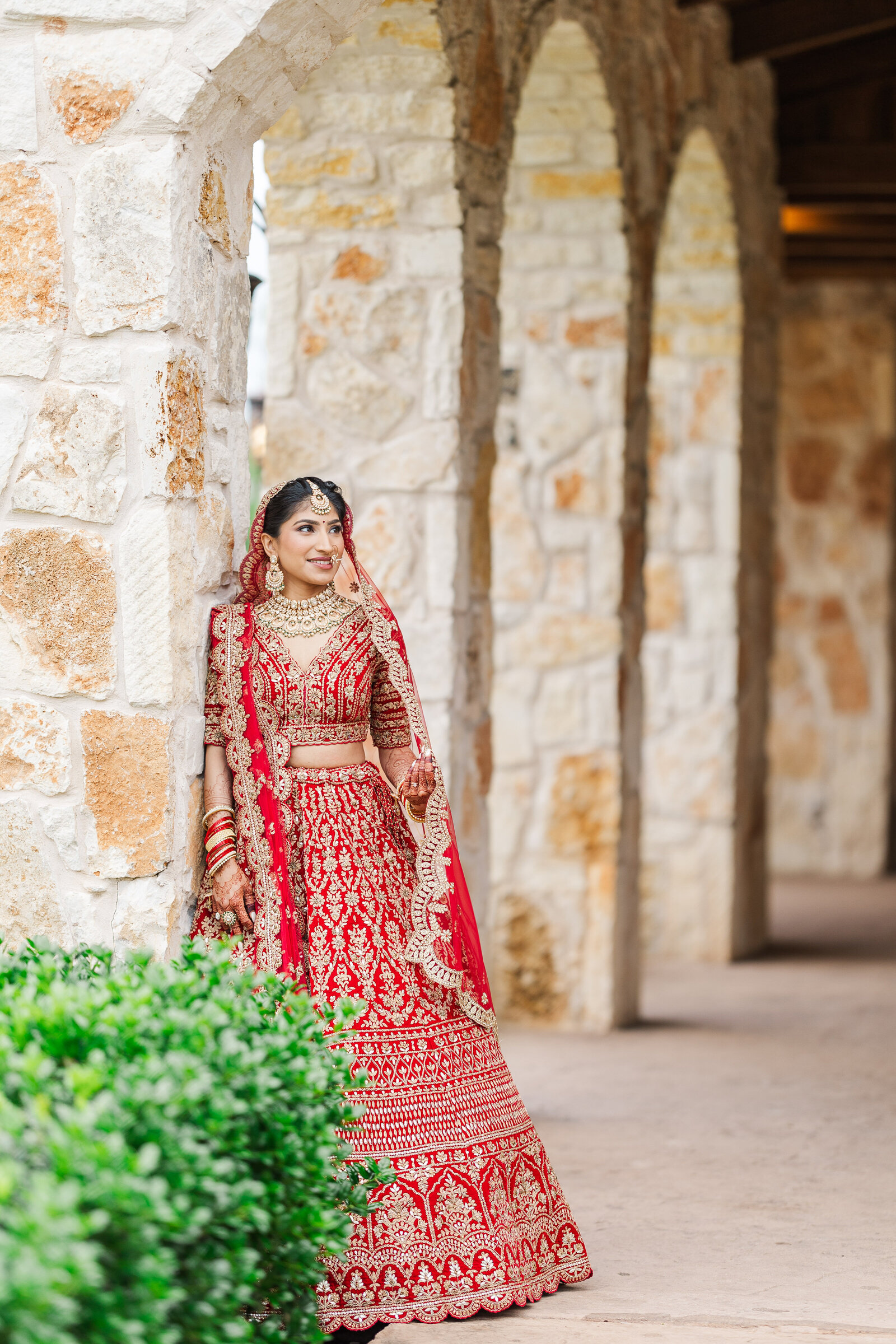 Bride-in-Nitika-gujral-wedding-dress