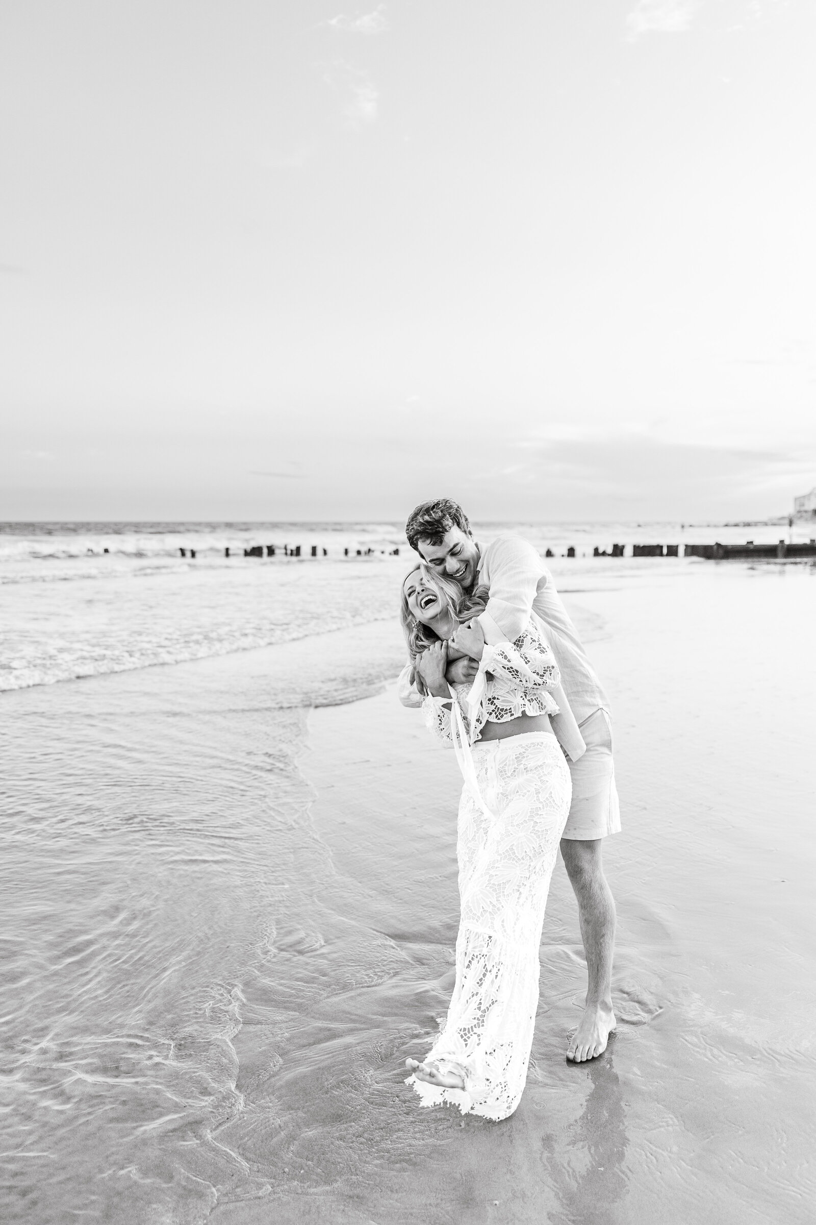 Emma Kate + Will  Beach Engagement-39