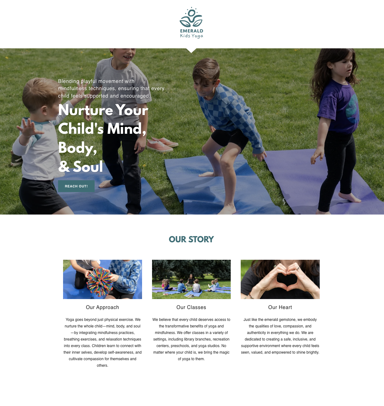 Emerald Kids Yoga Web 