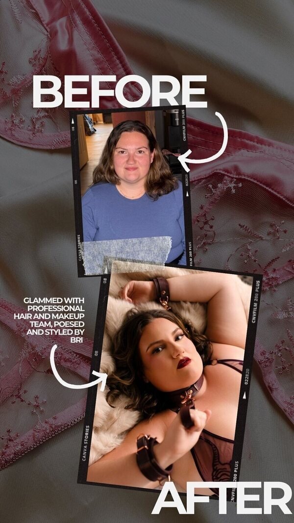 Glamformation before and after