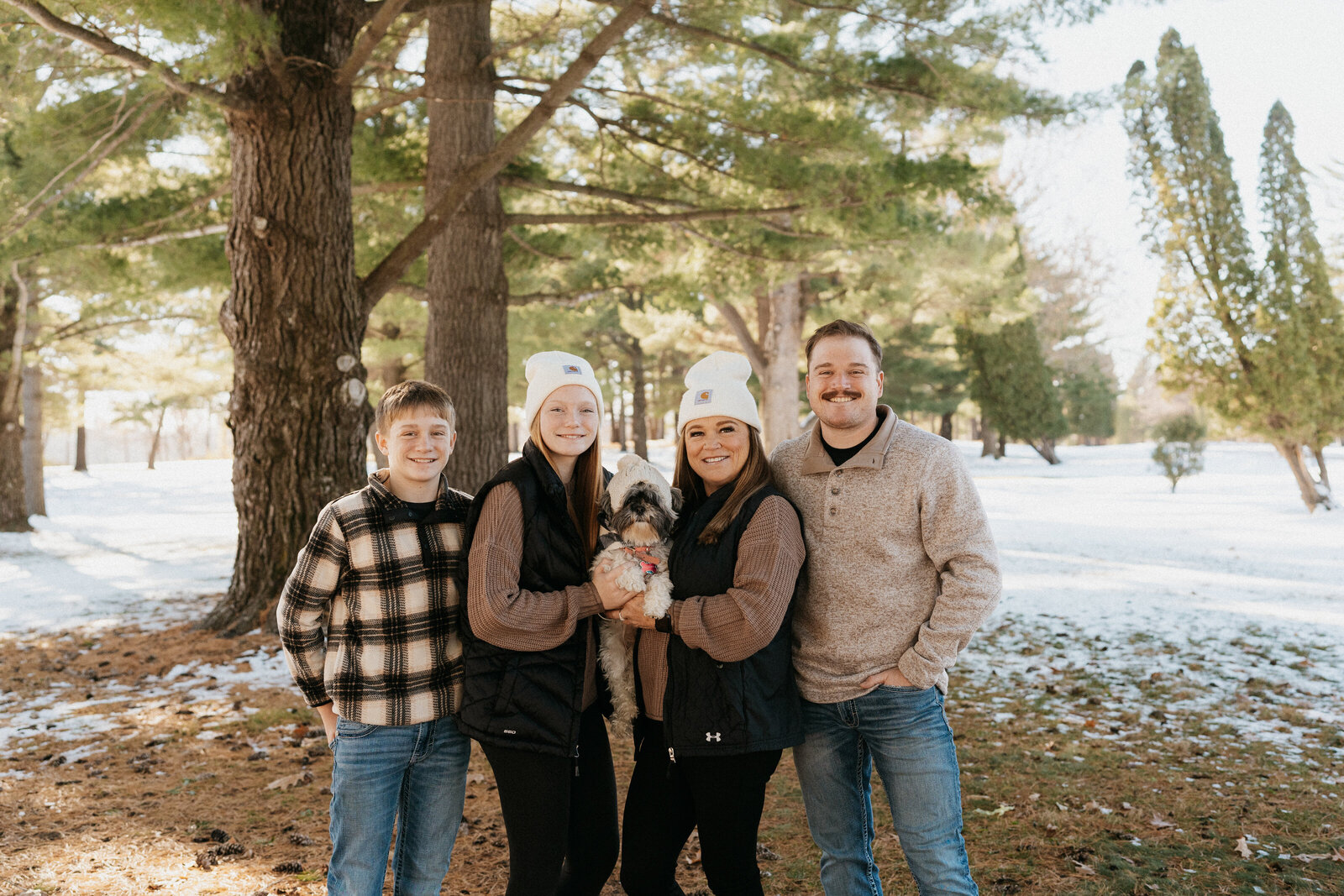 Iowa Family Photos Winter Christmas Card-2