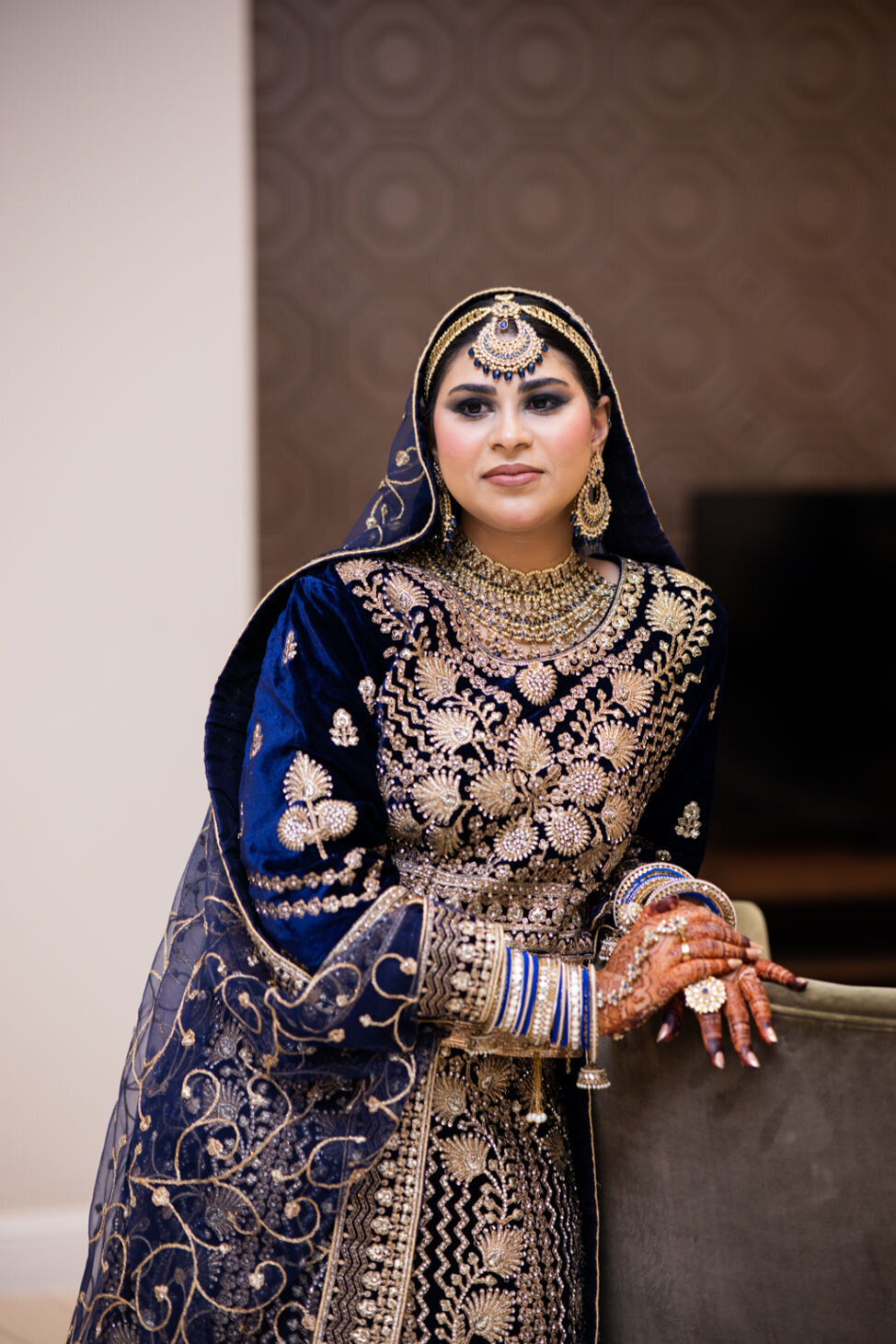 Desi bride posed photography