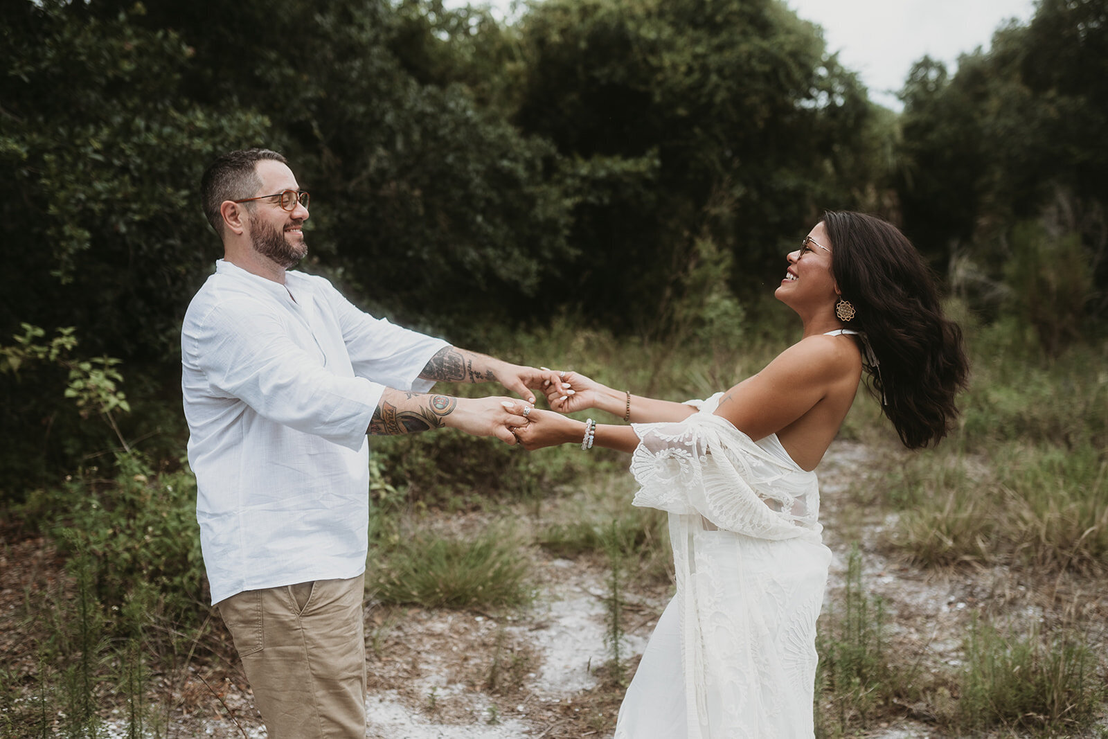 Delray Oaks Natural Area Florida Engagement Couple Photoshoot_Kristelle Boulos Photography-014
