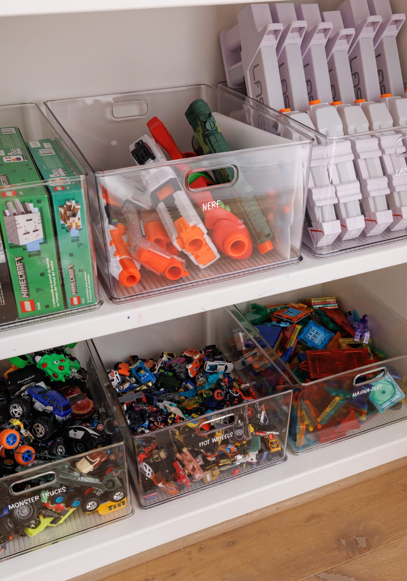 vision and hammer organization of boys toys