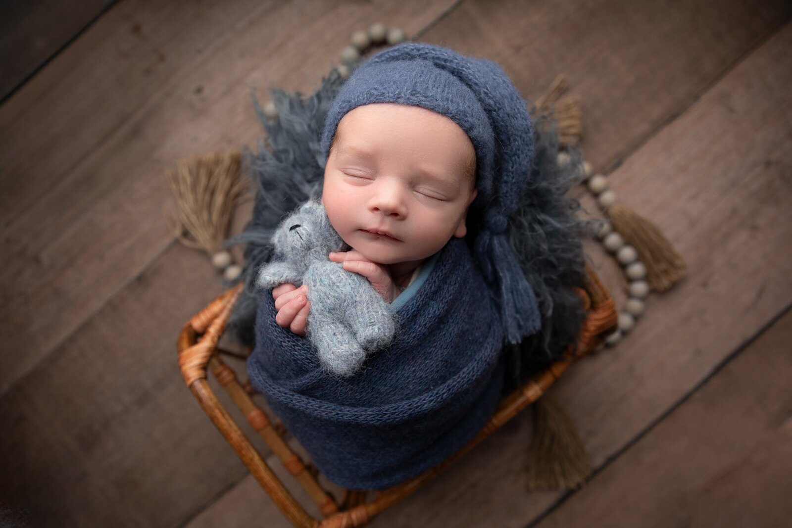 Newborn Baby Boy Studio Portraits | Phoenix Newborn Photographer