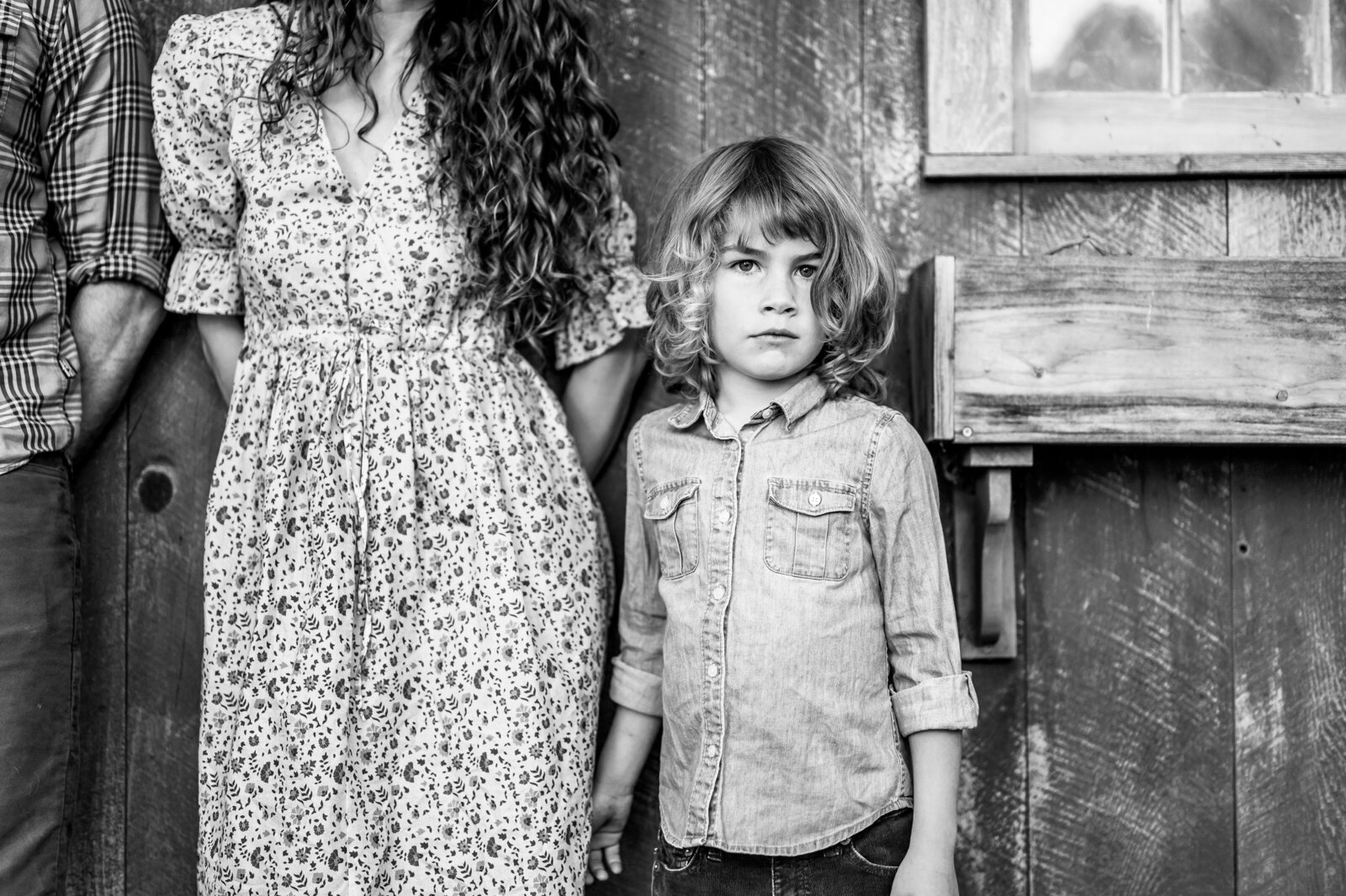 A kitchen table photo falls village captured in a documentary-style family photography session.