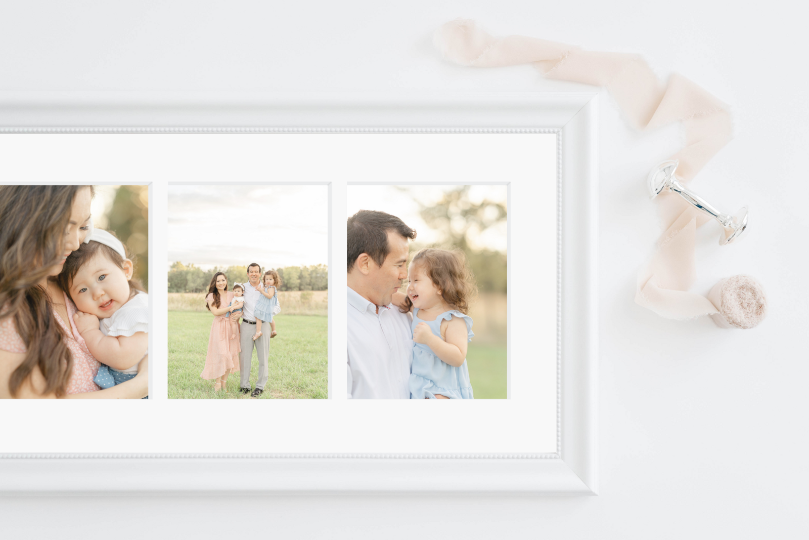 framed family photos taken in Northern VA