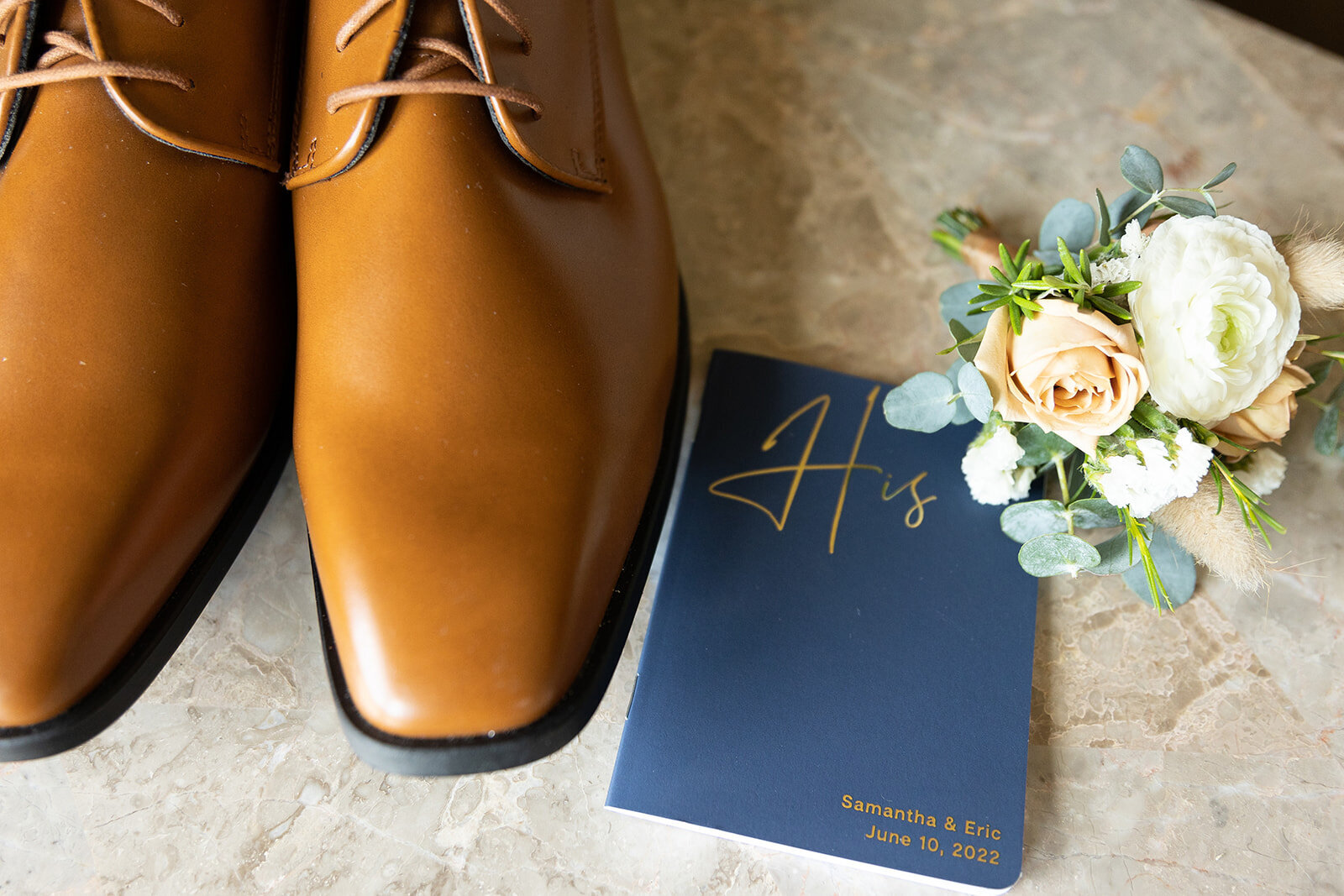 groom shoes and other details