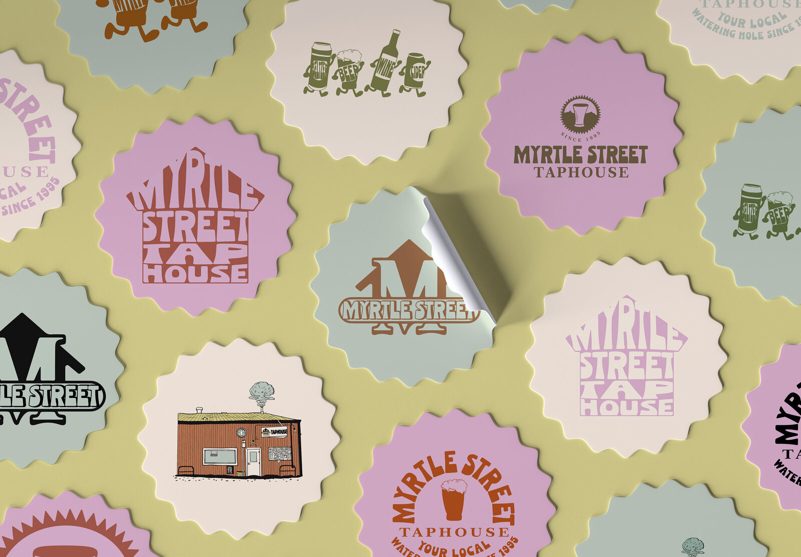 MYRTLE STREET STICKERS
