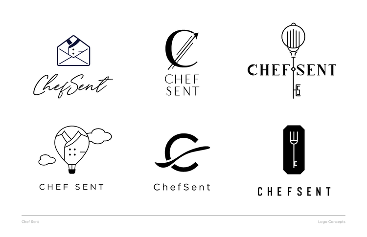 hinote-studio-chefsent-brand-logo-options