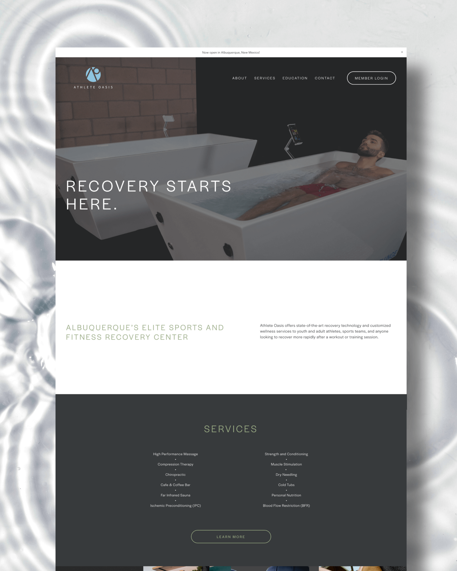 Recovery Center Website
