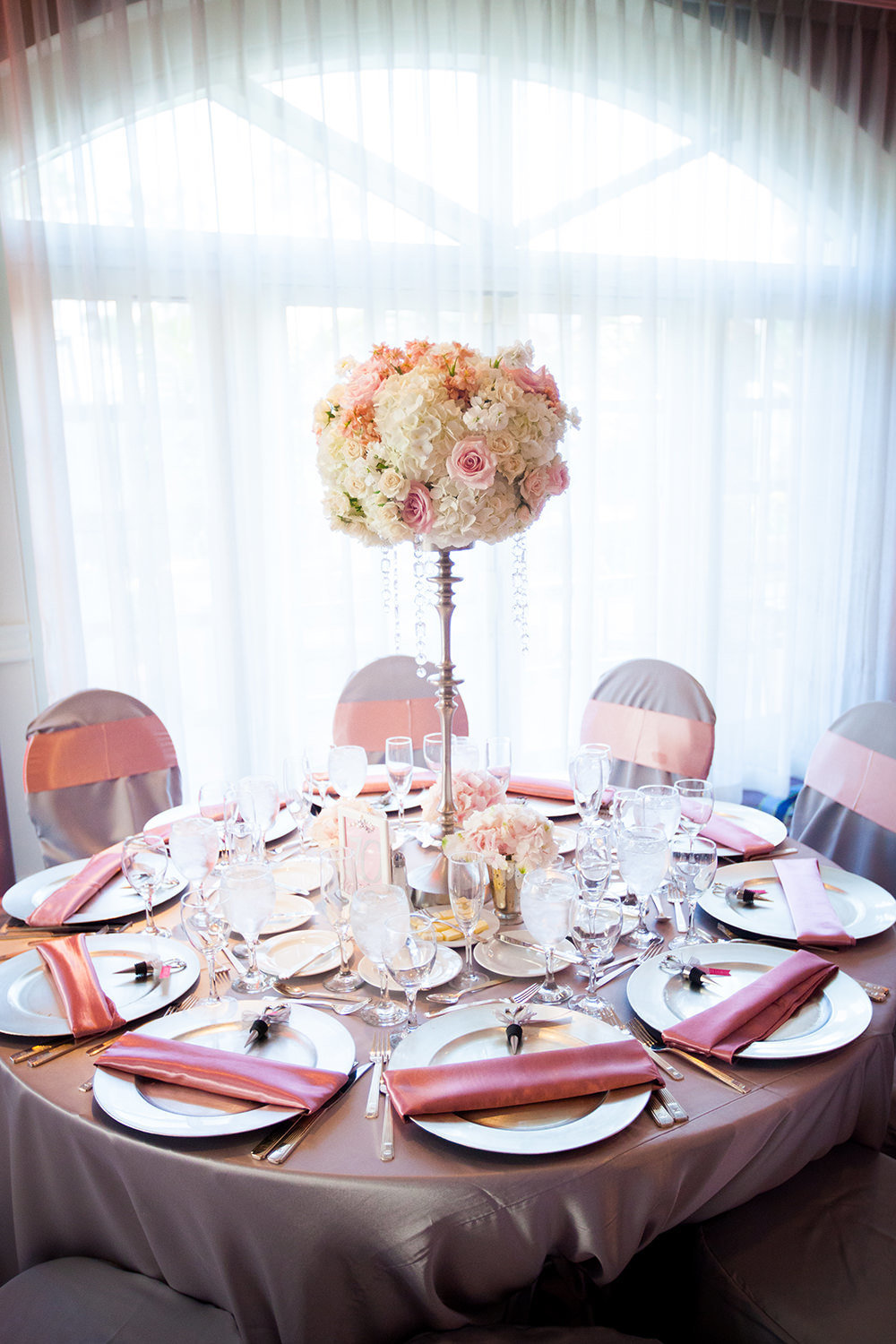 beautiful table setting at hilton mission bay