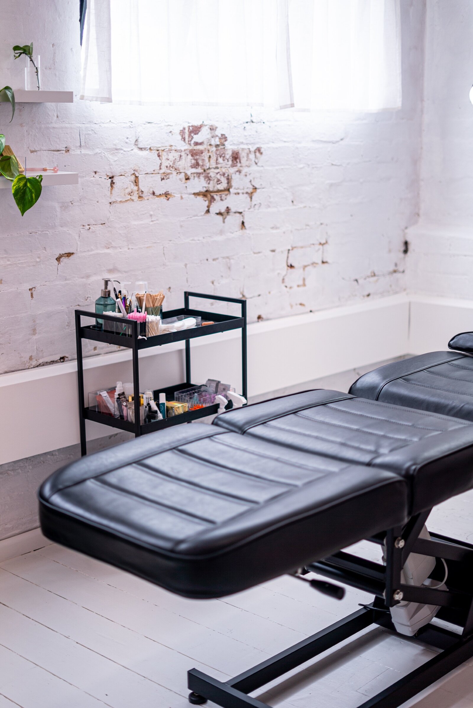 Interior brow and lash salon Melbourne